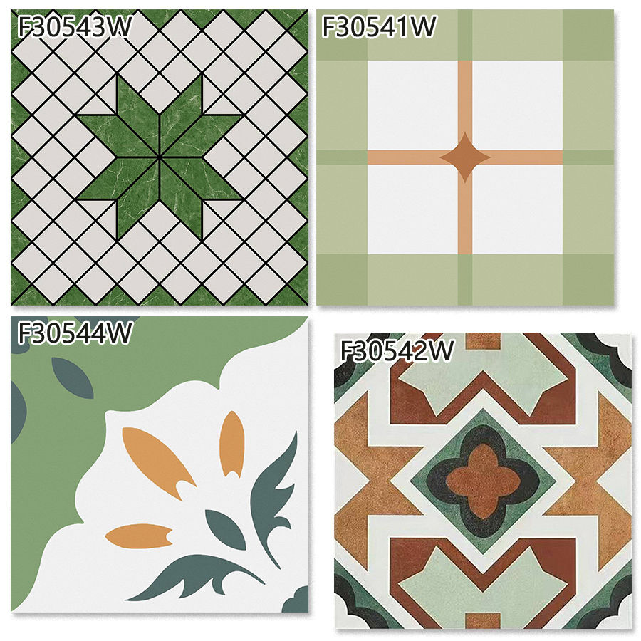 縮圖：中國佛山瓷磚 China Foshan Tiles Encaustic Tiles 啞光地磚 牆磚 花磚 裝飾磚 混裝發貨 隨機圖案 30×30cm