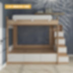 縮圖：(包送貨包安裝)  Bunk beds 單人雙人 雙層床 碌架床 儲物床 組合床 Storage beds 呎吋可訂造 LCB系列