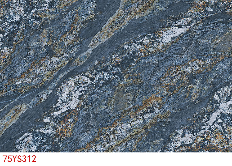 縮圖：意大利設計瓷磚 Italian Design Tiles 奢石系列  75YS312 蝴星空印象 亮光面 地磚 牆磚