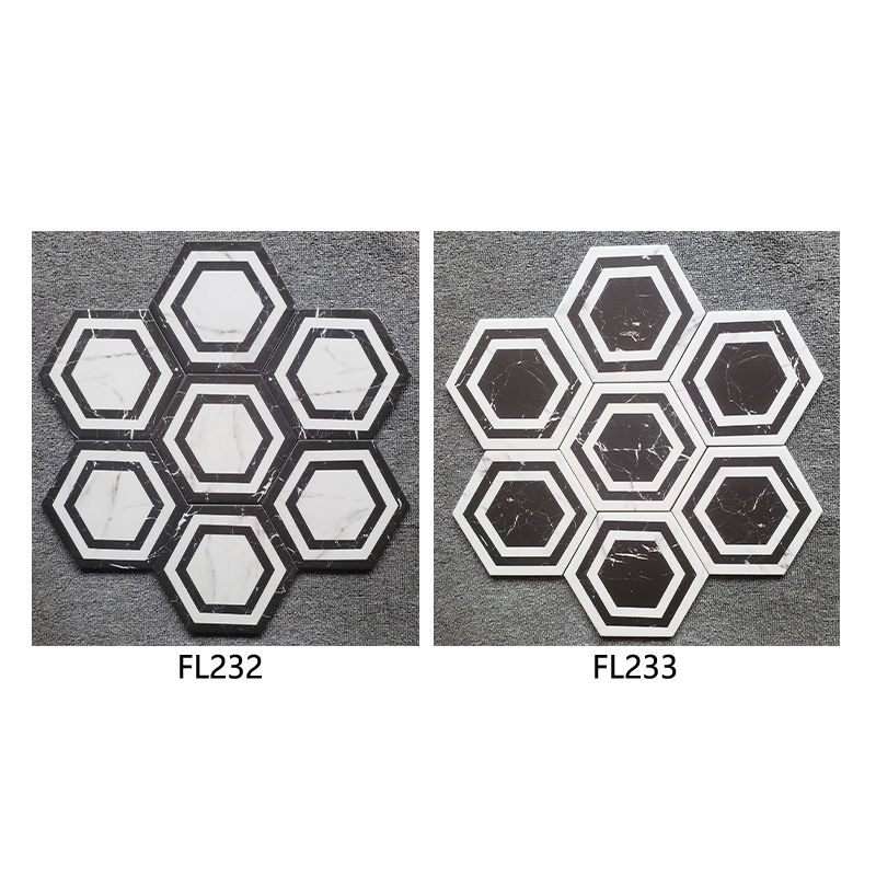 縮圖：中國佛山瓷磚 China Foshan Tiles Encaustic Tiles 啞光地磚 牆磚 FL232 FL233 花磚 裝飾磚 20×23cm