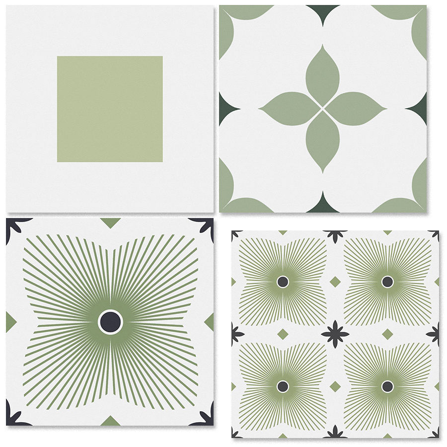 中國佛山瓷磚 China Foshan Tiles Encaustic Tiles 啞光地磚 牆磚 花磚 裝飾磚 40×40cm