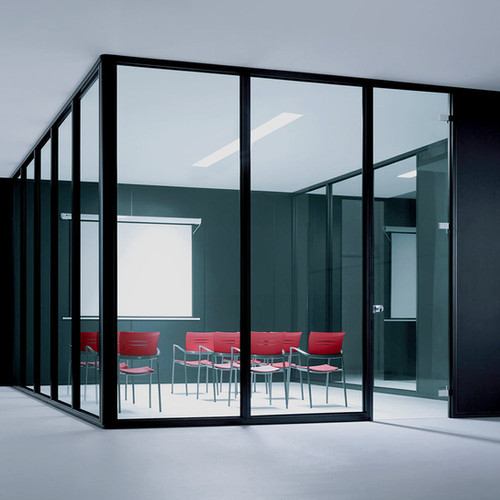 Double-Glass Partition Wall 50款單玻璃 108款單/雙玻璃 百葉簾 辦公室間房 間墻 隔斷 全鋼隔斷屏風 堅固 ...
