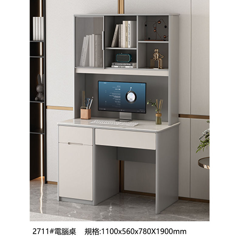 縮圖：(包送貨包安裝) 帶櫃桶寫字枱 一體桌 家用儲物電腦枱 MZY-2708 MZY-2709 MZY-2710 MZY-2711 MZY-2712