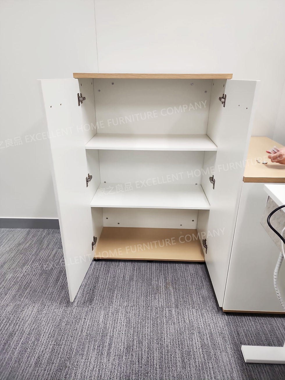 縮圖：（包送貨包安裝）辦公室文件矮櫃 收納儲物櫃 木質小櫃子 a4桌邊櫃 靠牆板式財務資料櫃 ND-G009