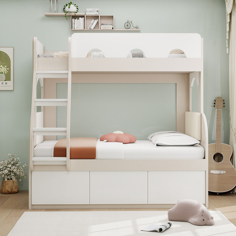 縮圖：(包送貨包安裝) 單人雙人碌架床 儲物床 櫃桶床箱 上三下四 雙層組合床 呎吋可訂造 Winter 系列