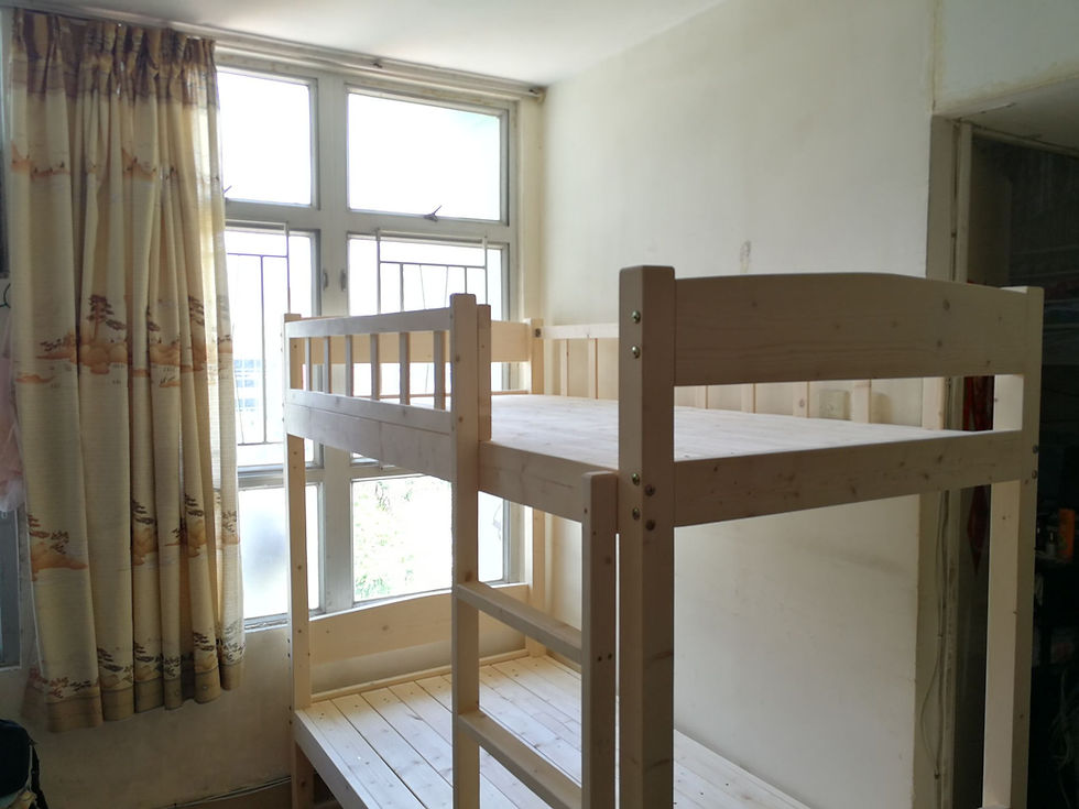 縮圖：(包送貨包安裝) 實木雙層床 單人床雙人床 尺寸可訂做 (約10至12日送到)swb019