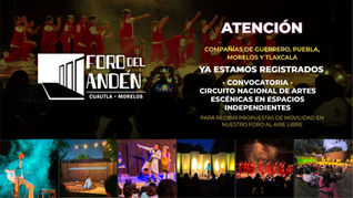 El Foro del Andén se suma al Circuito Nacional de Artes Escénicas en Espacios Independientes 2026
