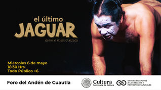 Espectáculo de danza butoh El Último Jaguar para niñas y niños en el Foro del Andén Cuautla