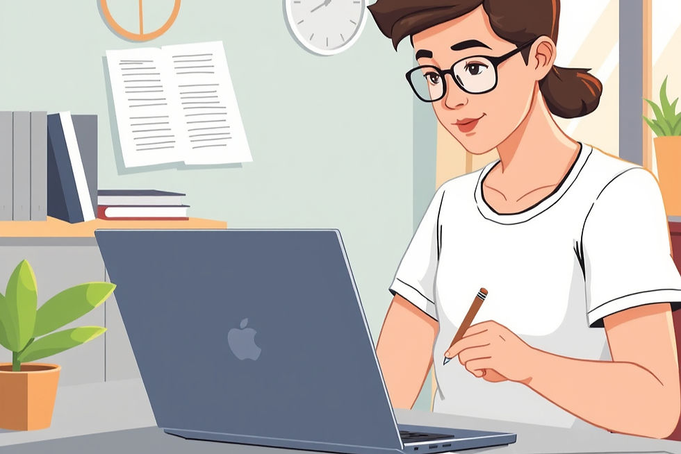 Estudiante revisando opciones de universidades en línea para elegir carrera en Morelos