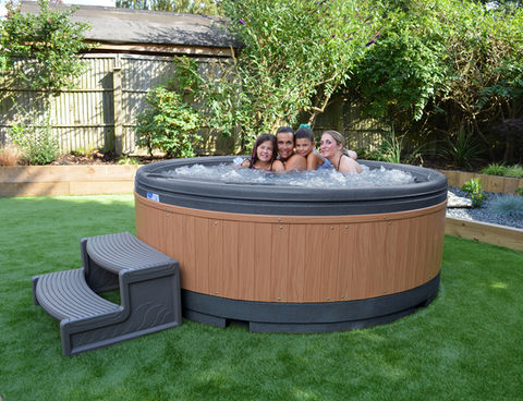 RotoSpa hot tub with multiple seating options