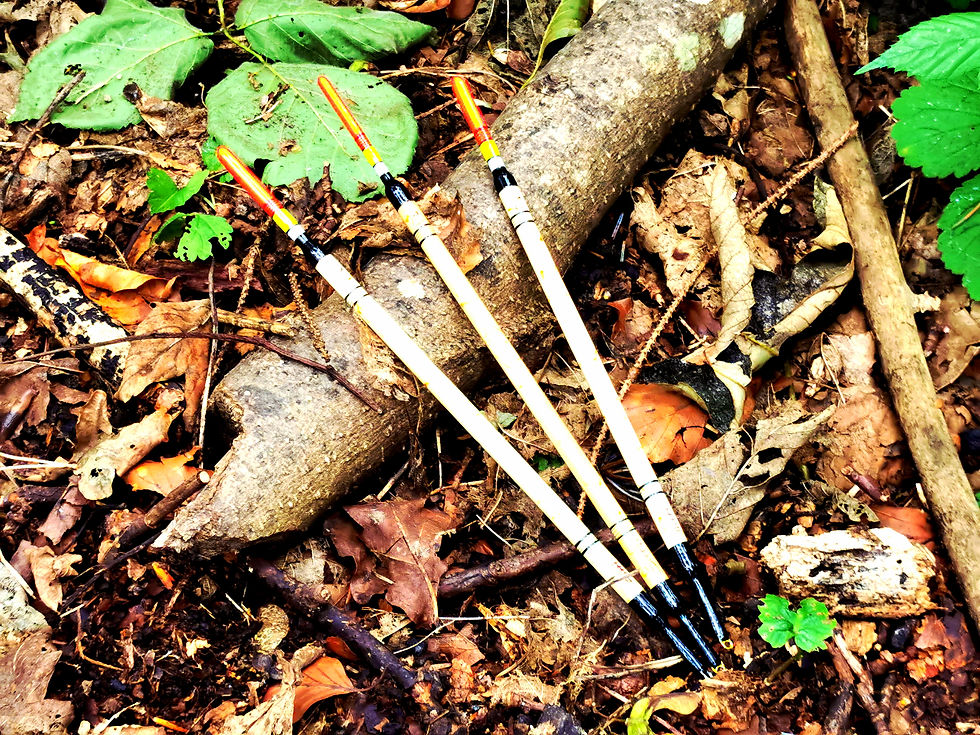 Thumbnail: Handmade Scorched Reed Wagglers. Set of 3. MADE TO ORDER