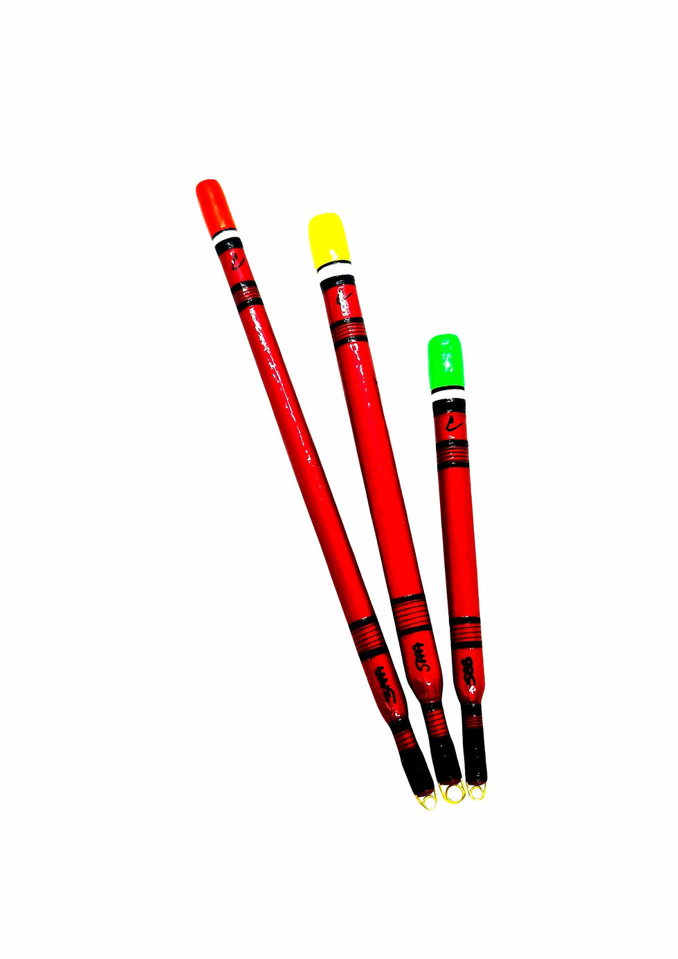 Thumbnail: Handmade Metallic Straight Wagglers. Set of 3. MADE TO ORDER