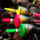 Thumbnail: Handmade Perch Bobbers. Pearlescent Gold
