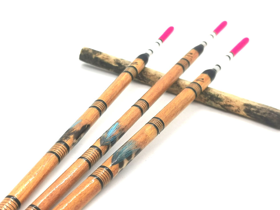 Thumbnail: Handmade Insert Wagglers. Inlaid Vintage Style