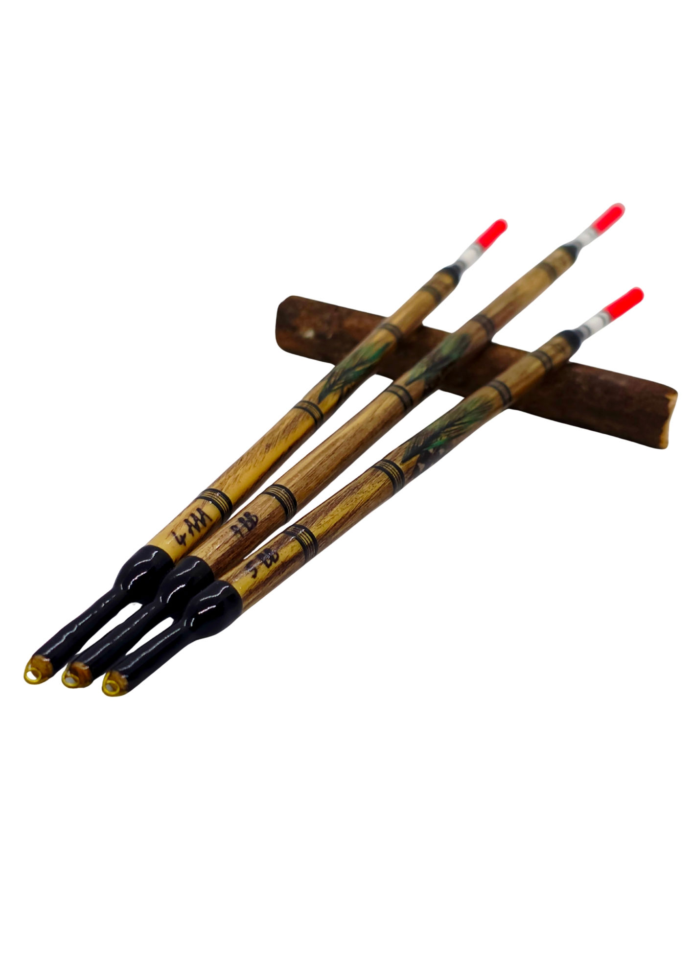 Handmade Insert Wagglers. Inlaid Vintage Style