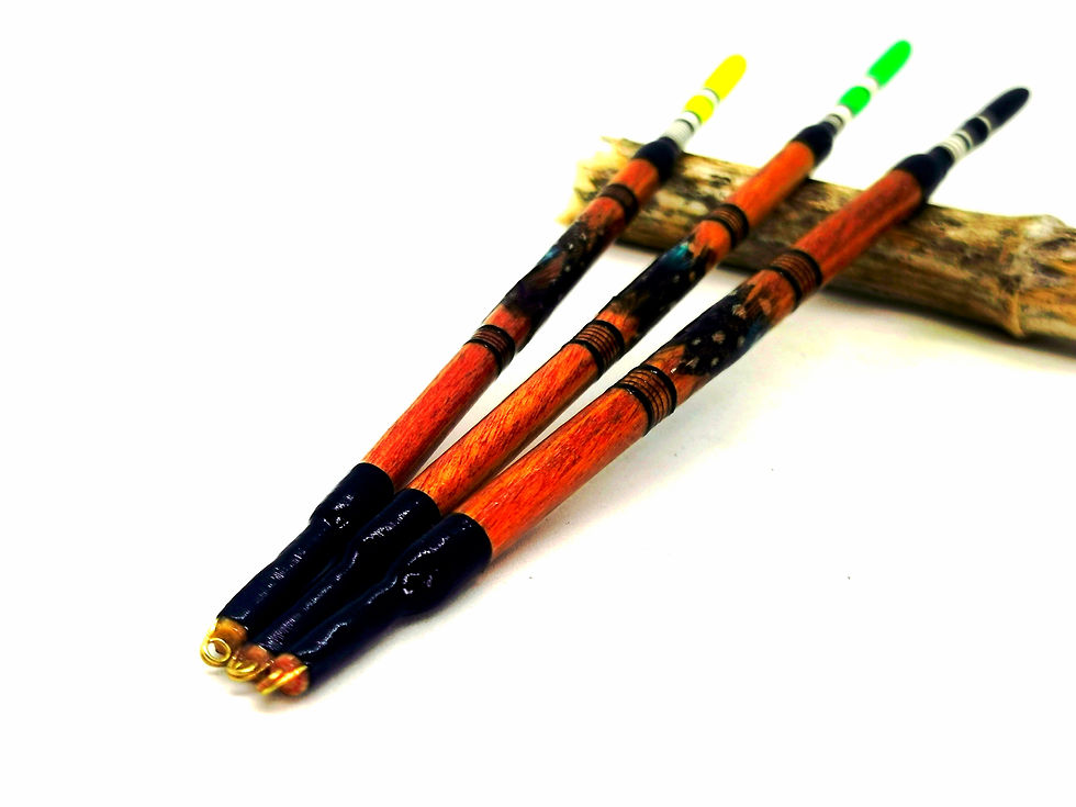 Thumbnail: Handmade Tench Lifters. Vintage, Inlaid. Set of 3. MADE TO ORDER