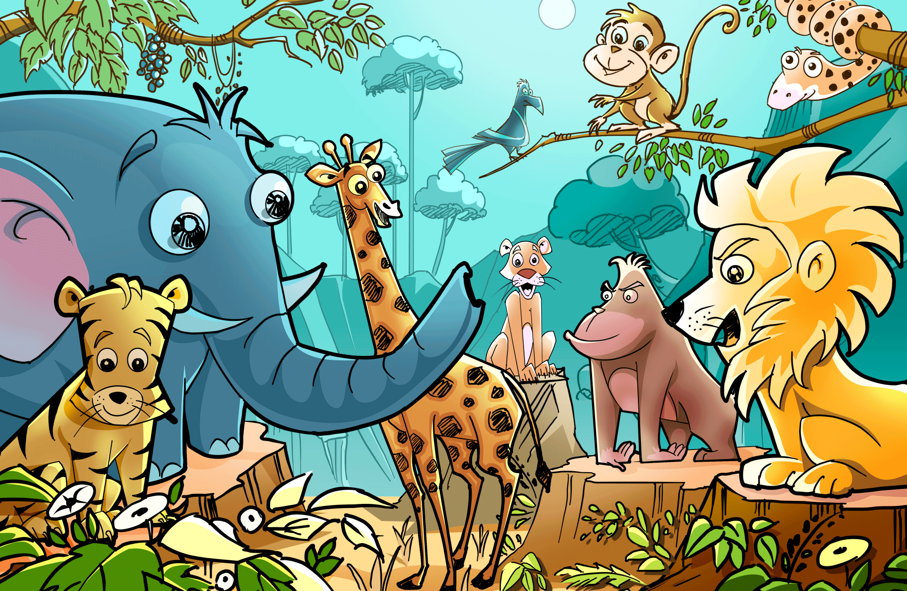 Featured image of post Scenery Zoo Drawing For Kids - 1280x720 how to draw zoo scenery for kids.