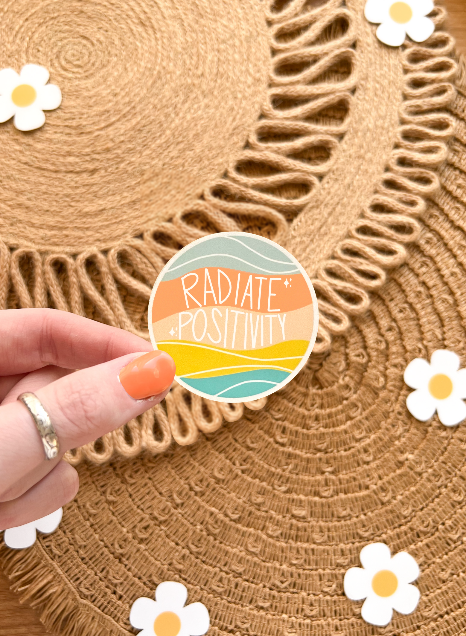 Radiate Positivity Sticker