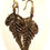 Thumbnail: Bronze Leaf Earrings