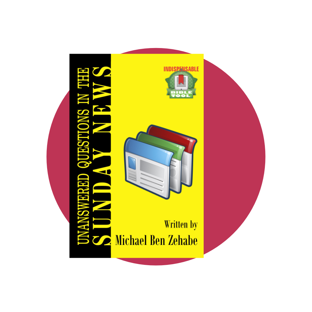 SUNDAY NEWS: a lesson in religious journalism (paperback)