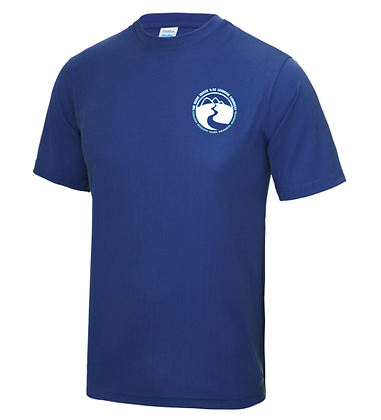 River Centre - Blue Polyester T-Shirt