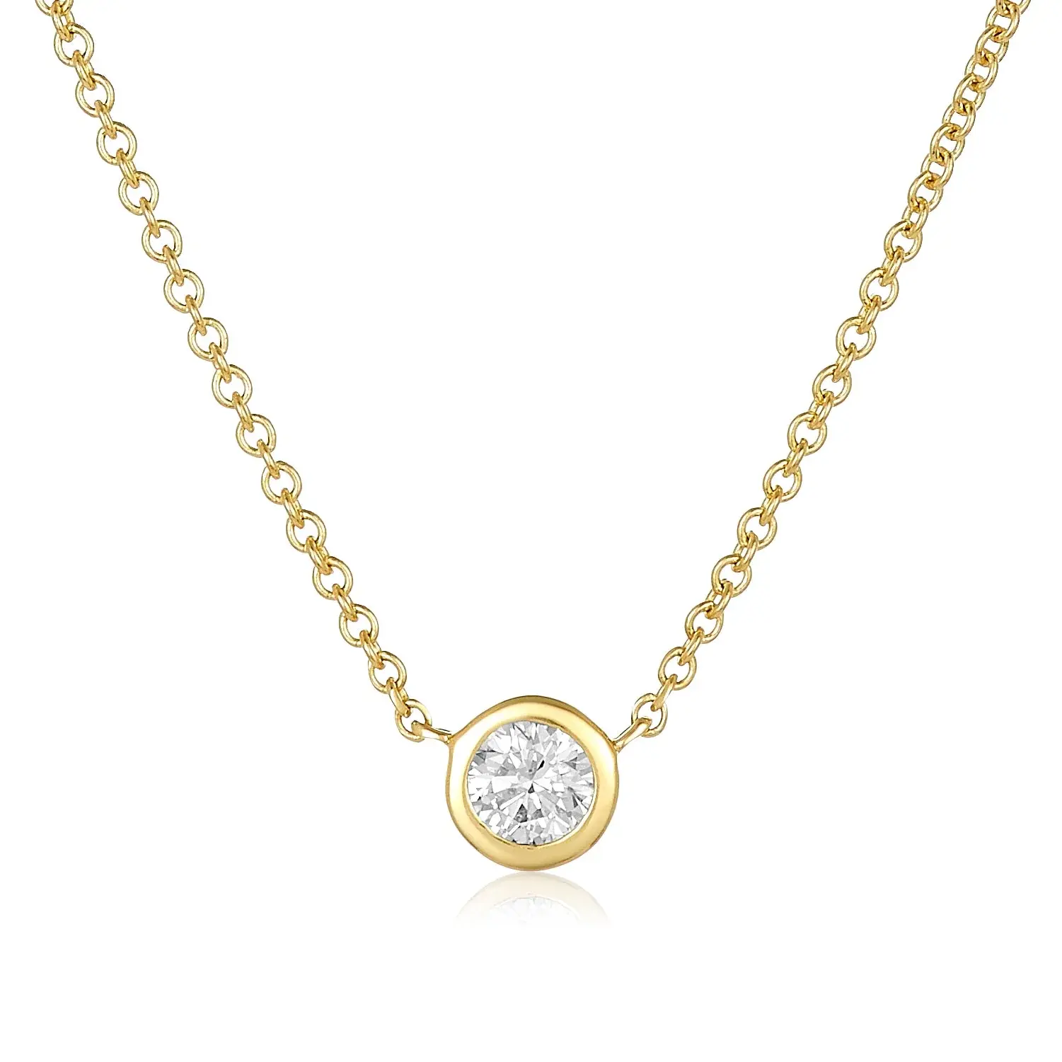 Gorjana 14K White Gold Diamond Necklace