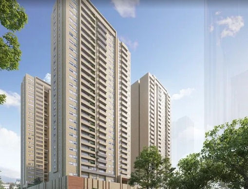 Apartamento en venta de 1 alcoba en piso alto.