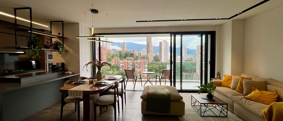 Apartamento en venta con amplios espacios y excelente iluminación.