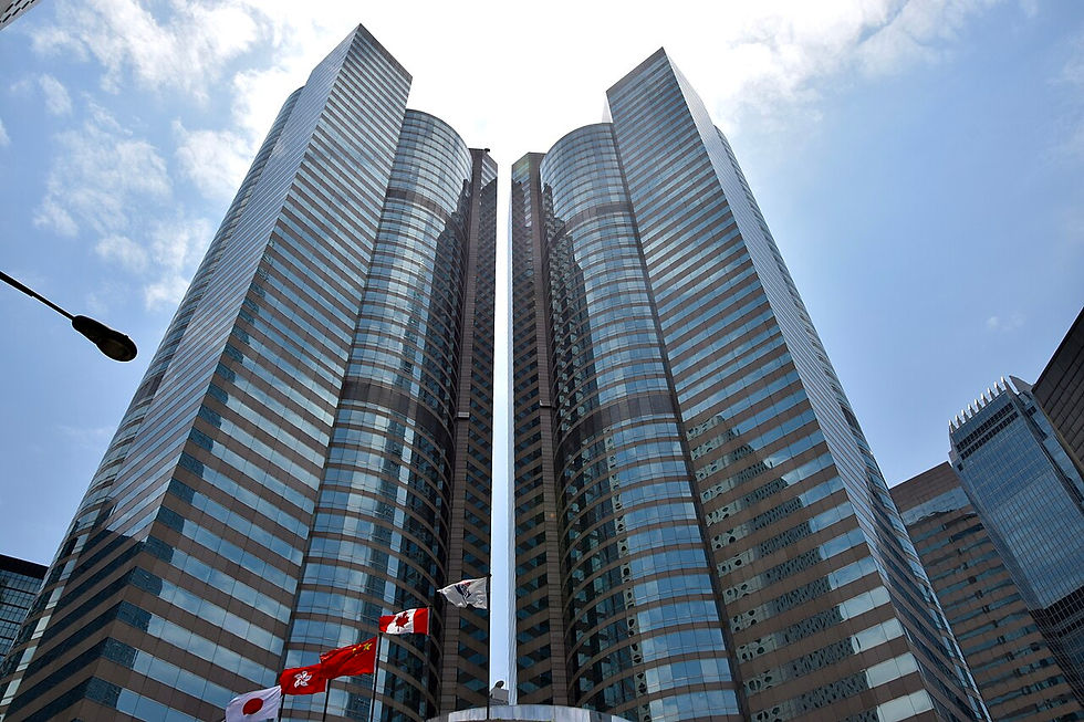 Exchange Square in Central, Hong Kong, home to offices of the Hong Kong Stock Exchange