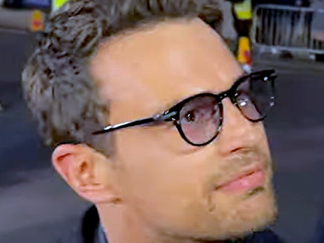 Theo James at The Gentlemen premiere; he returns as Eddie in Netflix's second season