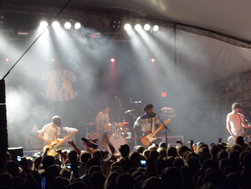 Bloc Party performing live, ahead of the album Anatomy of a Brief Romance