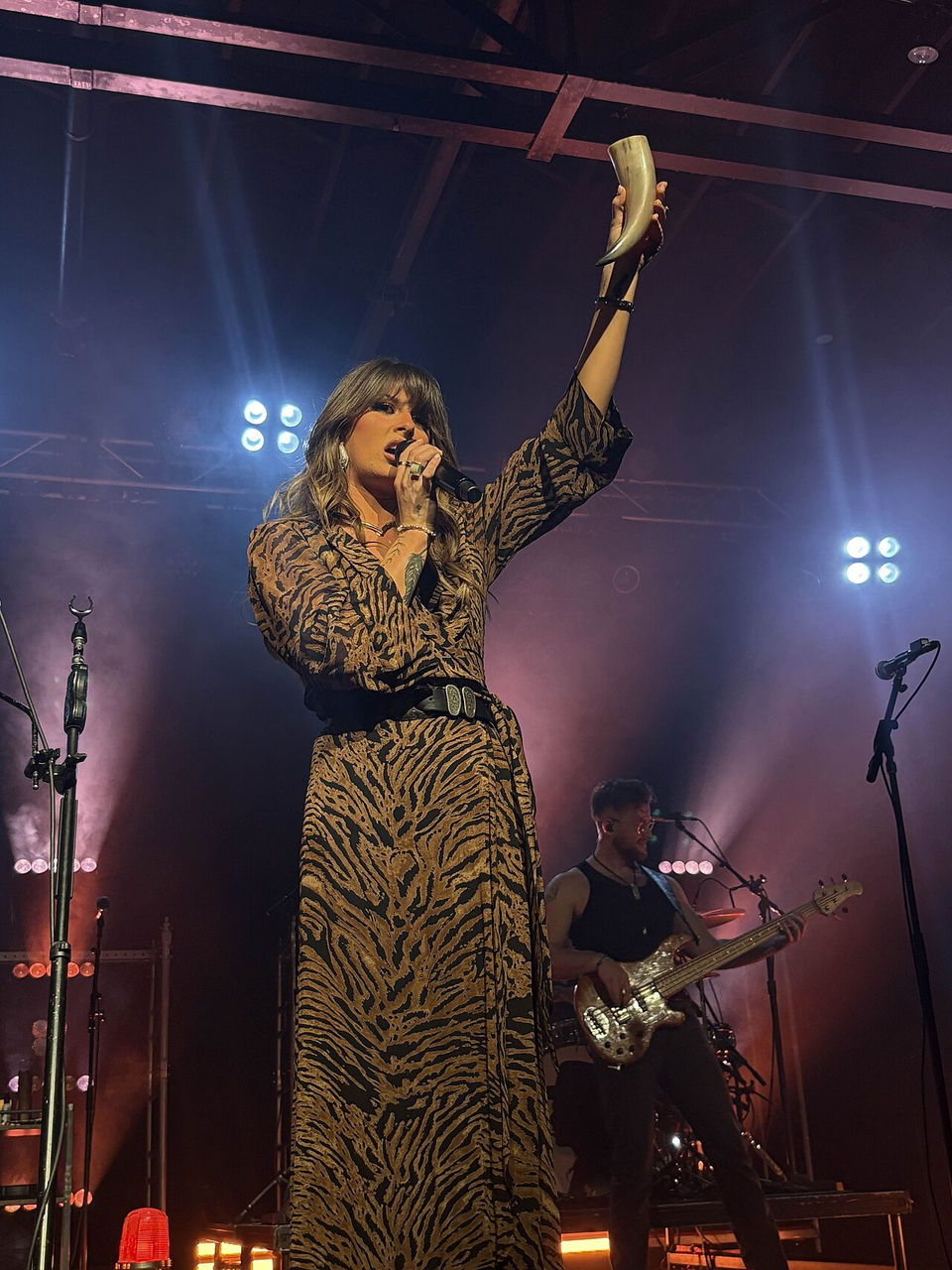 Country singer Ella Langley performs live onstage