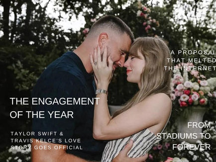 Taylor Swift and Travis Kelce surprise fans with their engagement announcement