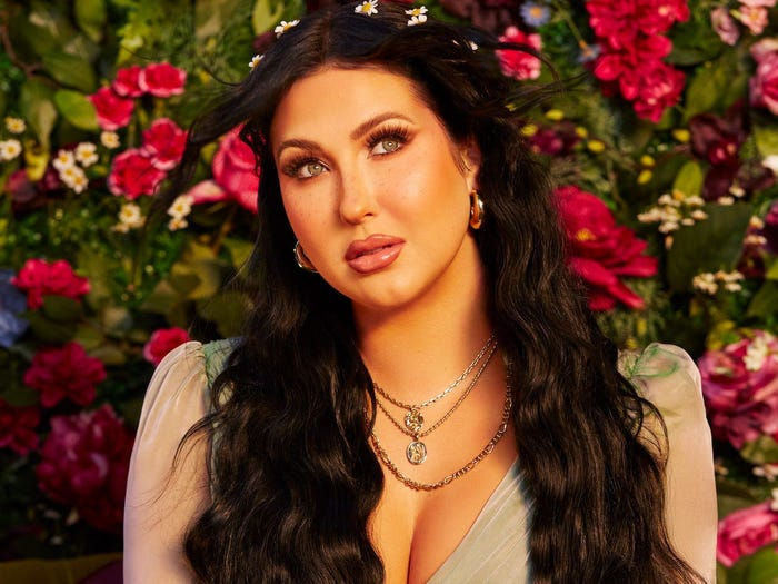 Jaclyn Hill for her brand Jaclyn Roxanne. Jaclyn Roxanne