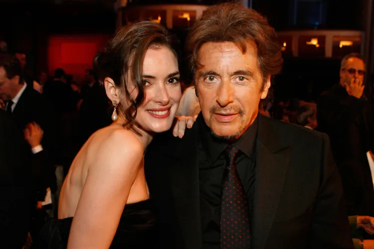 Winona Ryder and Al Pacino in Hollywood, California, on June 7, 2007. Credit : Kevin Winter/Getty