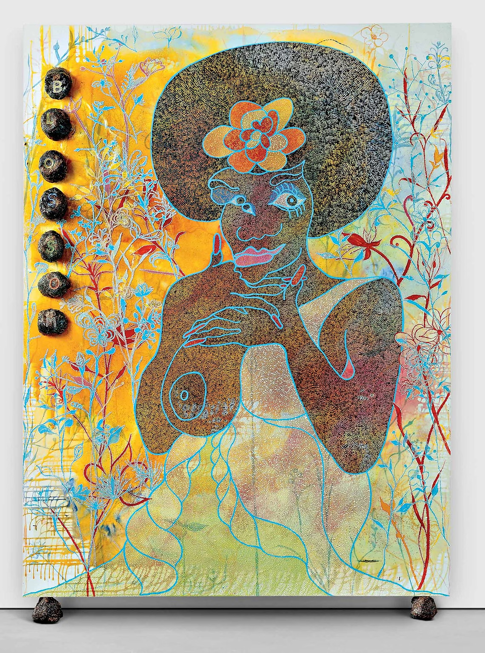 Blossom: ‘One of the most exciting paintings I’ve worked with in a long time,’ said Tessa Lord of Christie’s. Photograph: Courtesy David Zwirner