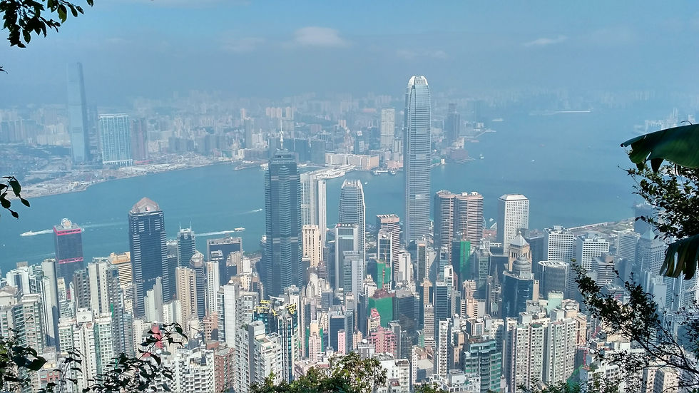 Central, Hong Kong, seen from Victoria Peak in 2016