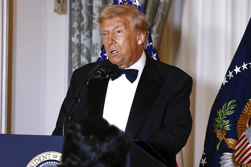 Donald Trump speaks at the 48th Kennedy Center Honors Medallion Reception on Dec. 6, 2025 in Washington, D.C. Paul Morigi/Getty