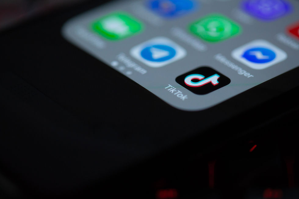 TikTok application icon displayed on a smartphone