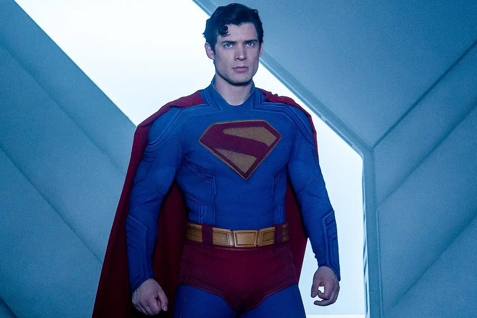 David Corenswet as Superman in 'Superman'. credit: Jessica Miglio/Warner Bros/DC Studios