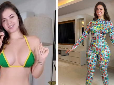 Soccer Influencer Carolay Chaves Sparks Online Debate With Bold World Cup-Themed Photoshoot