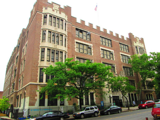 New York City public school building representing the school procurement overhaul