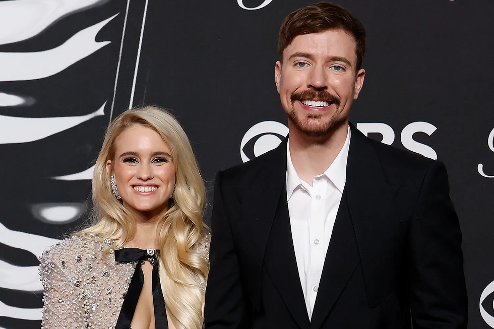 MrBeast and Thea Booysen in September 2025. Taylor Hill/WireImage