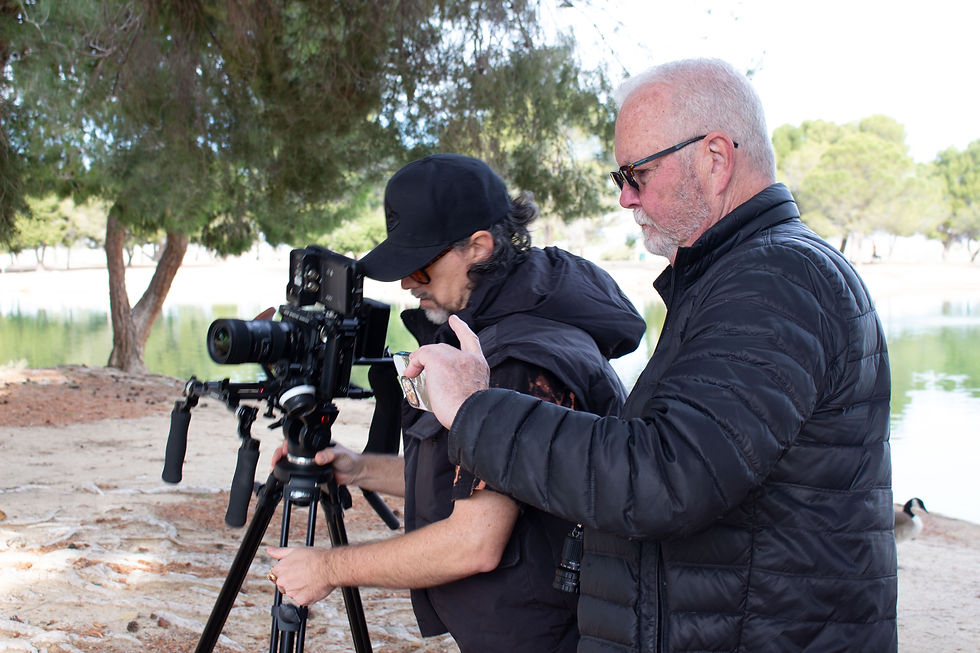 Behind the scenes