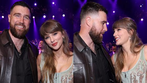 Taylor Swift and Travis Kelce Step Into the Spotlight Together as Love and Stardom Collide at the iHeartRadio Music Awards