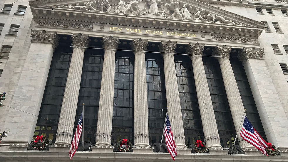 New York Stock Exchange facade on Wall Street, where Kraft Heinz will list its shares