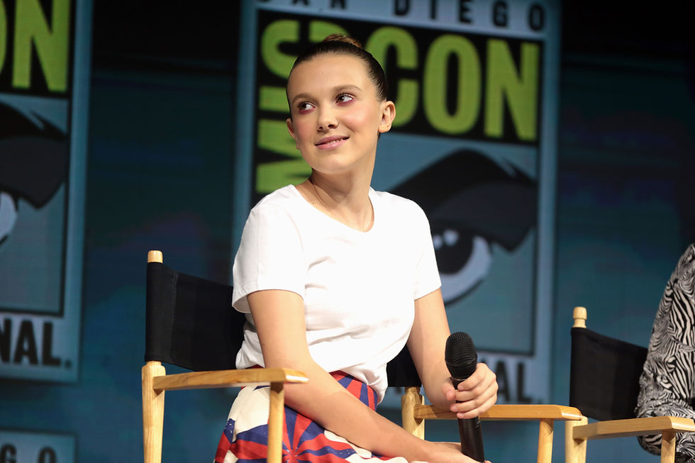 Millie Bobby Brown, who has welcomed a second child with Jake Bongiovi