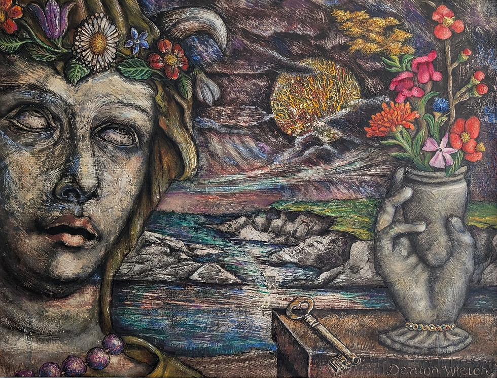 ‘Feeling his way’ By the Sea, by Denton Welch. Photograph: Denton Welch. Courtesy John Swarbrooke Fine Art