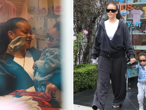 Rihanna and Son Riot Turn Heads With Matching Shades on LA Outing