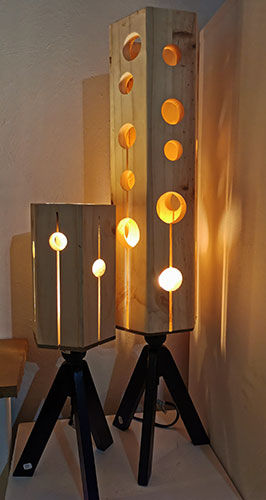 Miniature : Lampe Moon - Colonne Modèle 4